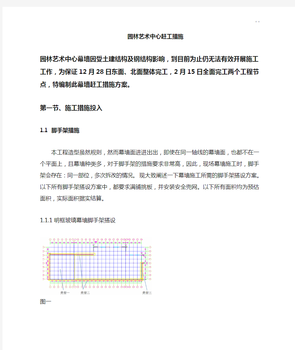 幕墙工程赶工措施