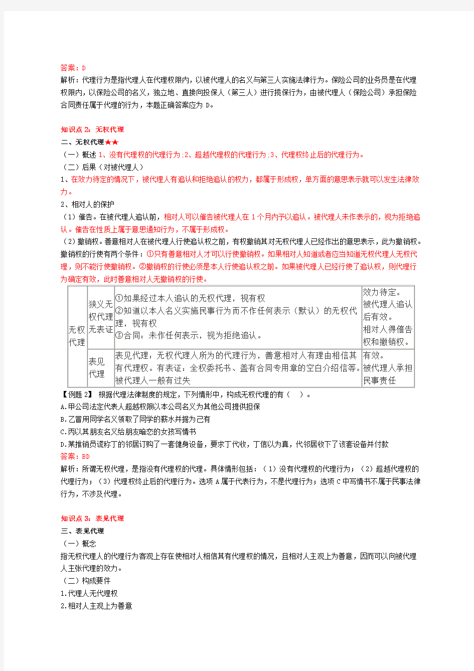 CPA经济法重点讲座讲义