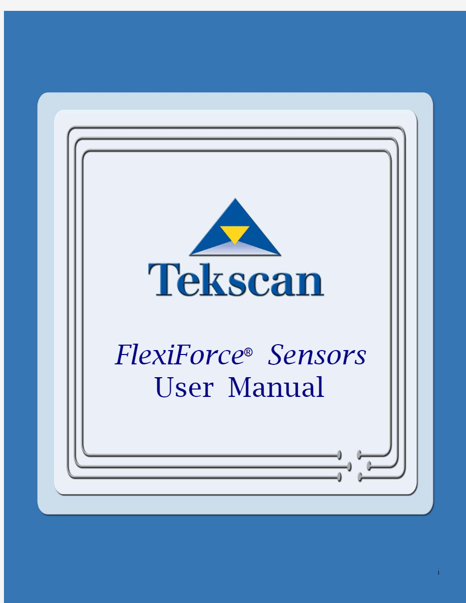 FlexiForce-Sensors技术手册