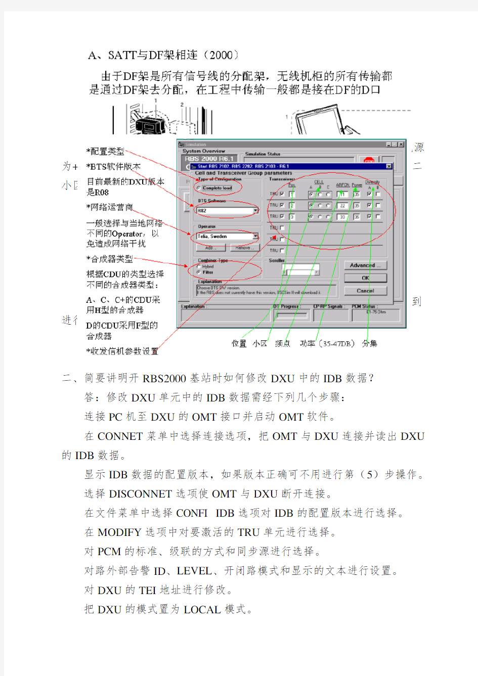 主设备与天馈线