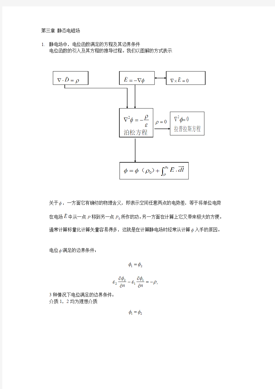 电磁场理论(柯亨玉)答案第三章静态电磁场.pdf