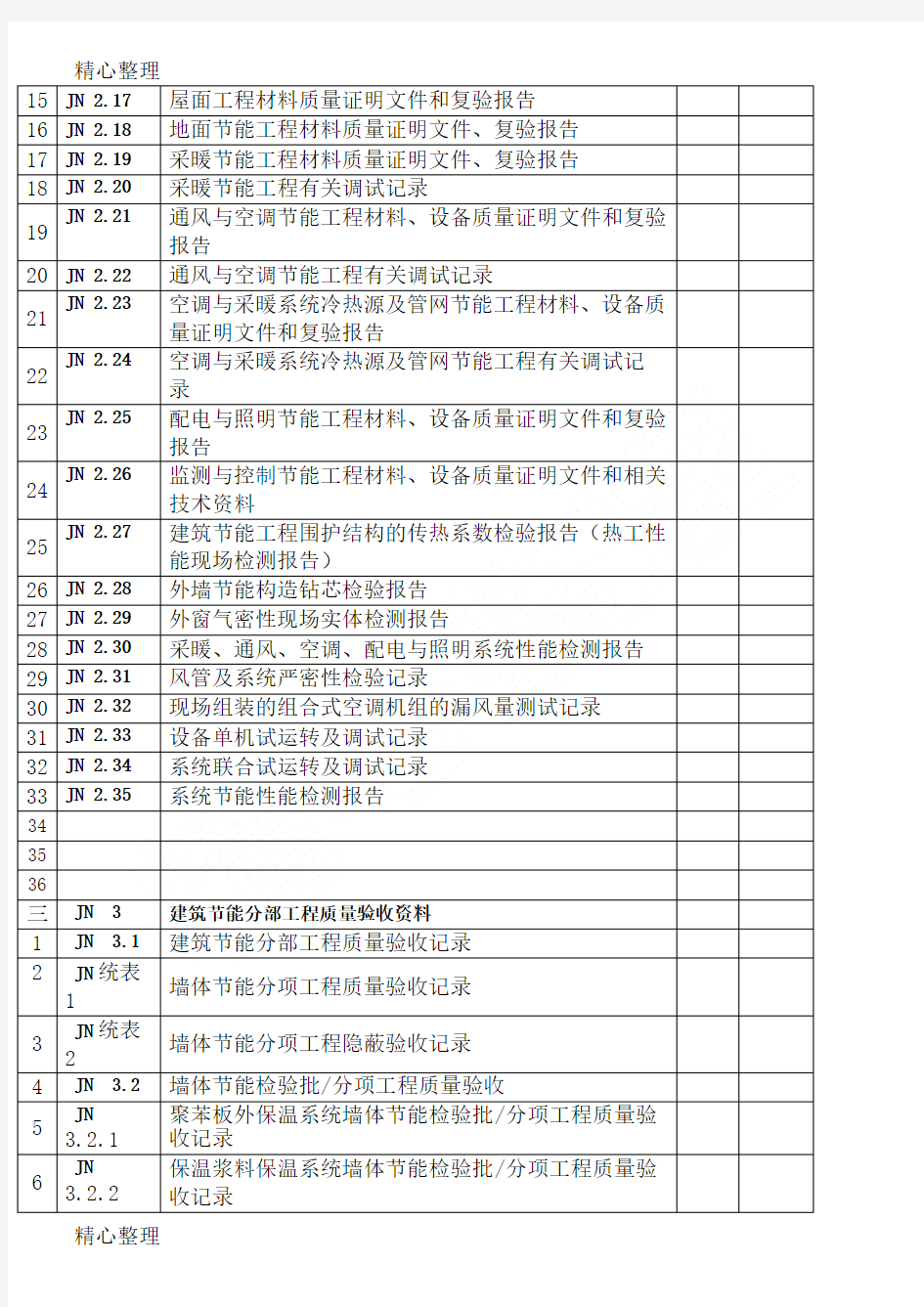 四川省节能验收全套