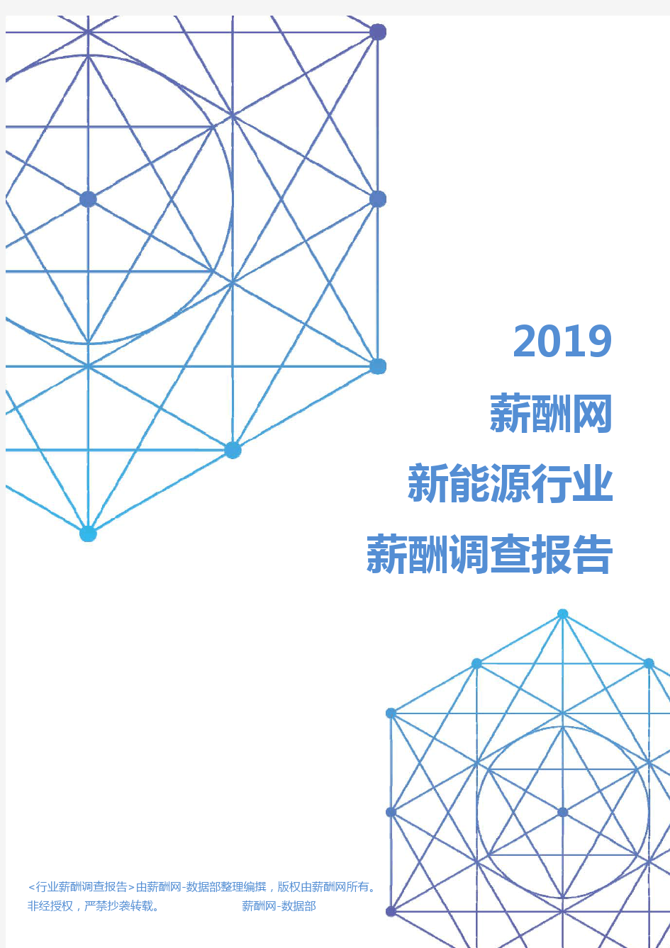 2019年新能源行业薪酬调查报告