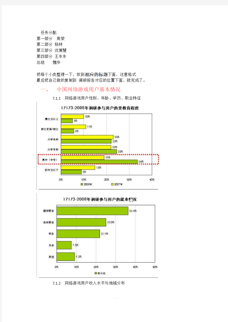 网络游戏调研报告