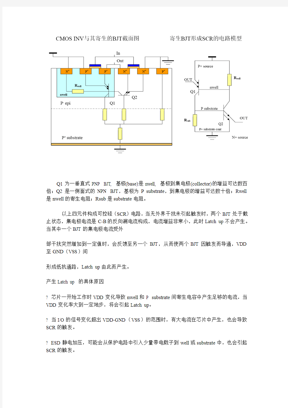 闩锁效应定义