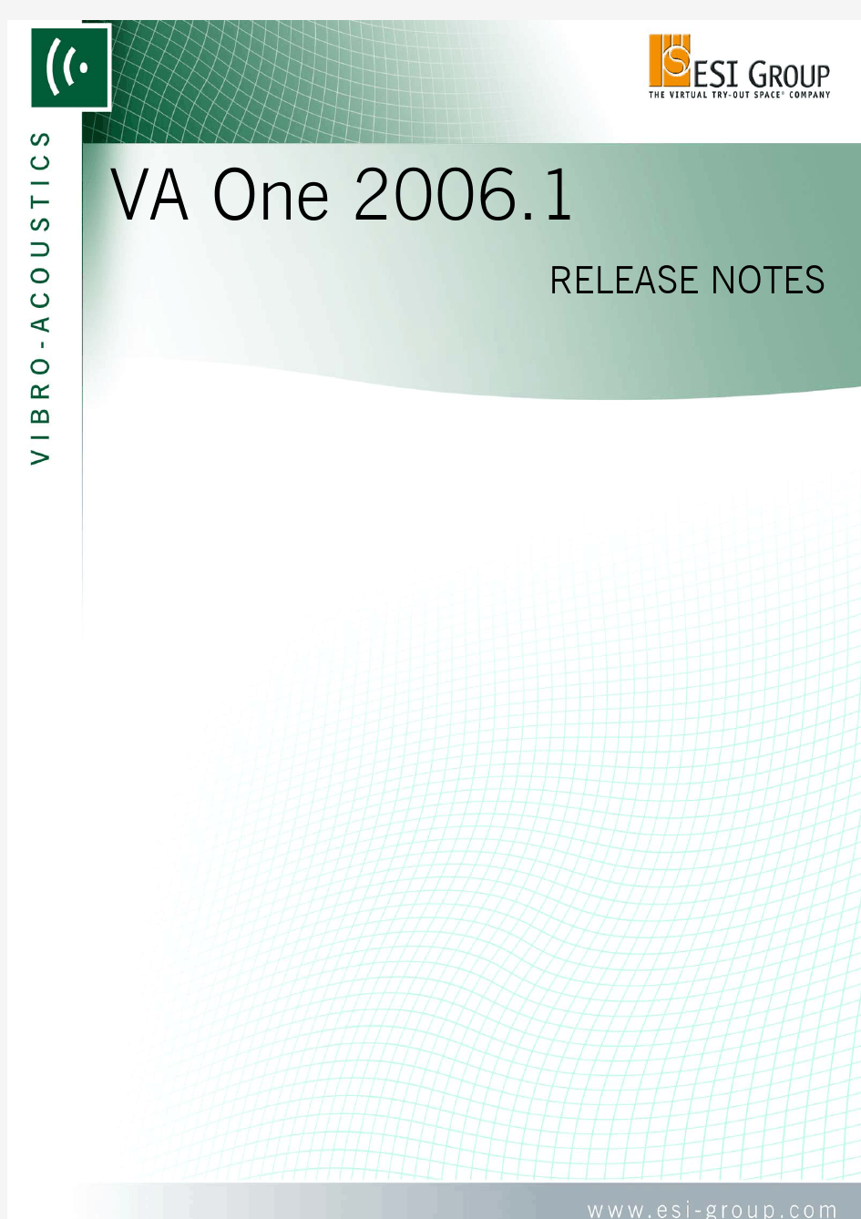 VAOneReleaseNotes_v2006.1