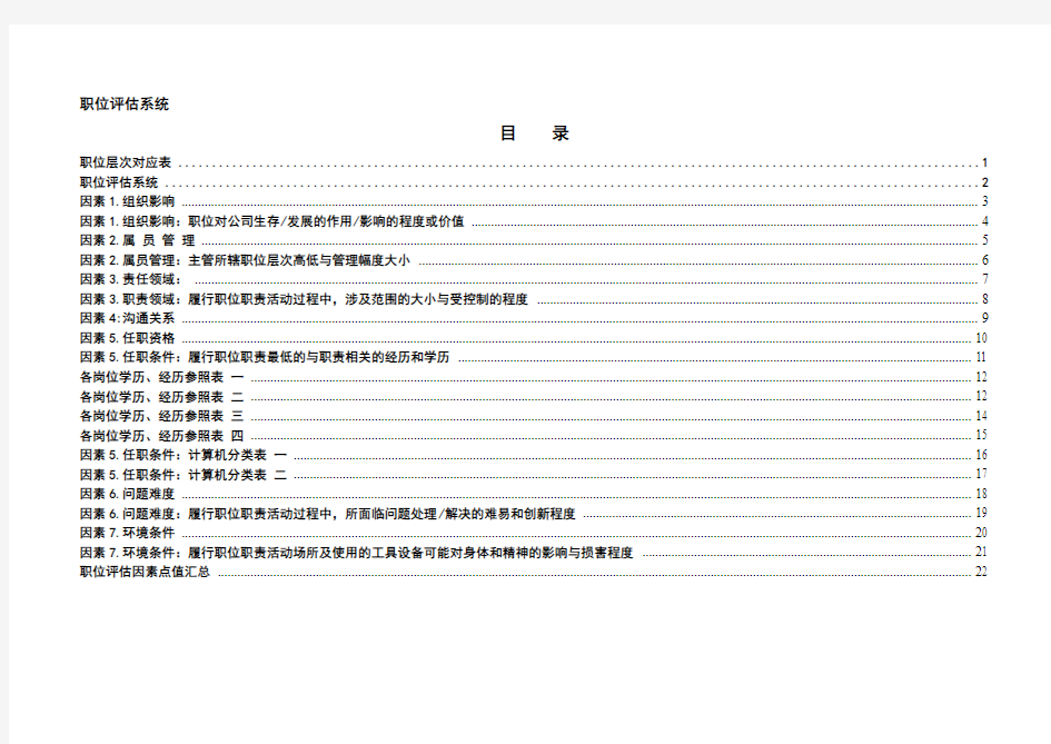 职位评估系统量表.doc