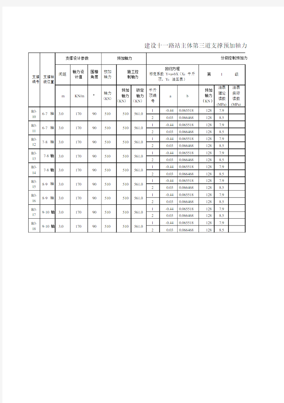 钢支撑轴力计算表.docx