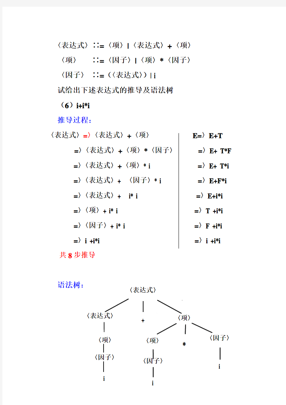 编译原理第二版作业答案_第2章