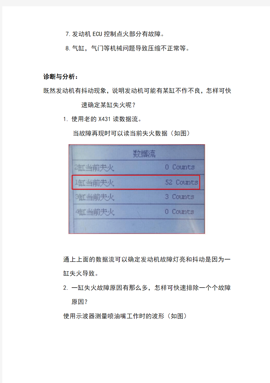 48P—故障案例：哈弗H6仪表上发动机故障指示灯常亮,并有发动机间隙性抖动现象—叶正祥