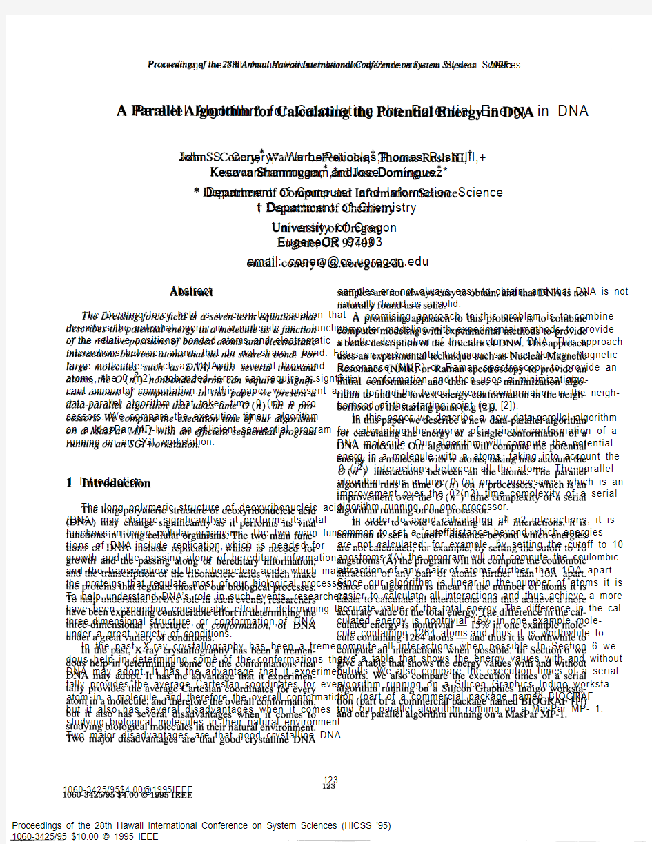 Proceedings of the 28th Annual Hawaii International Conference on System Sciences- 1995 A P