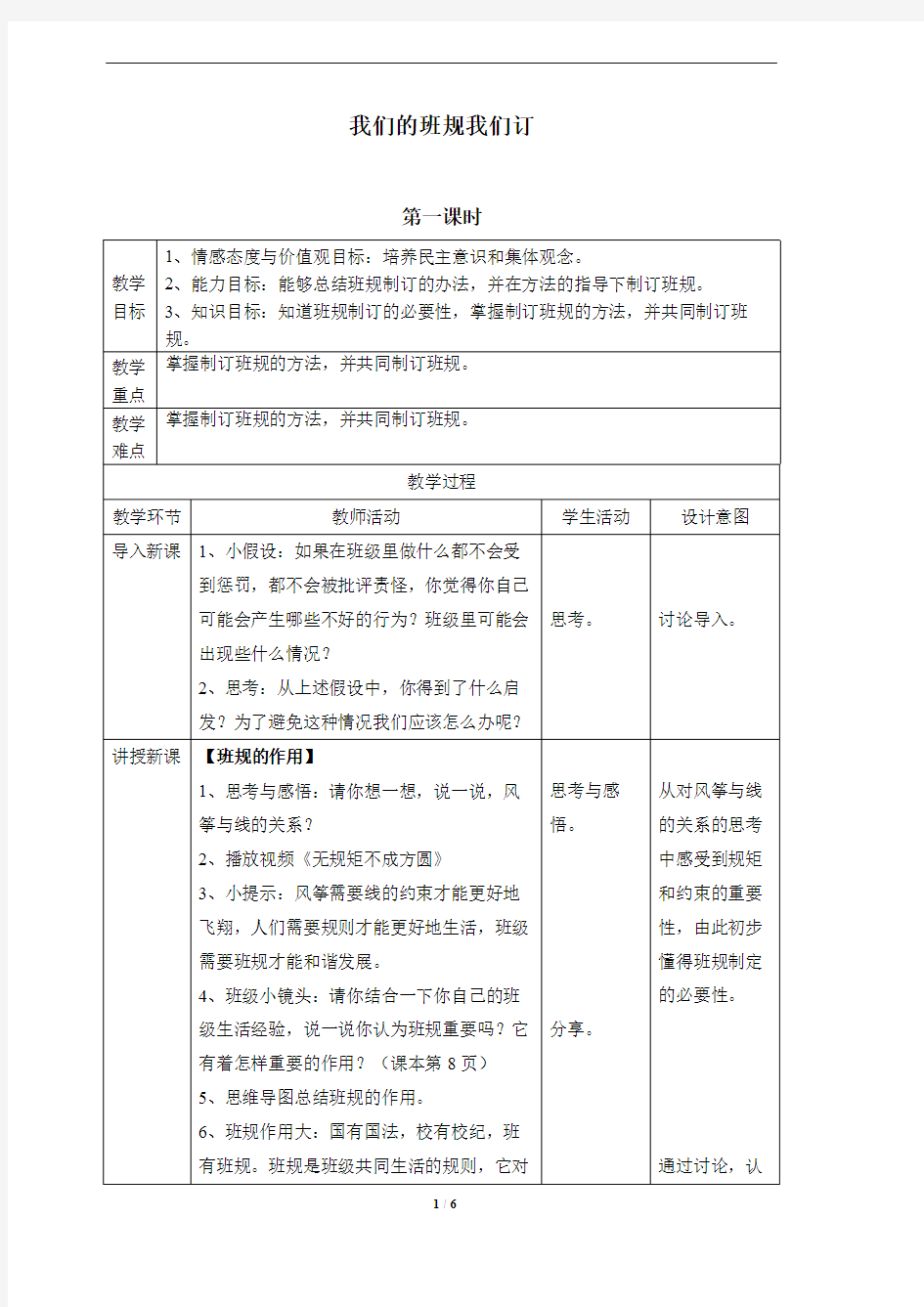 我们的班规我们订-课件ppt