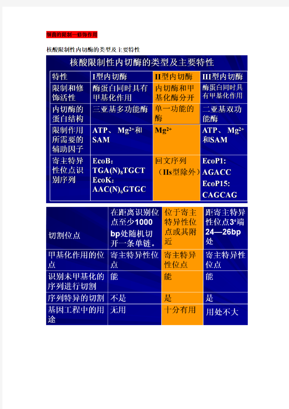 基因工程复习资料