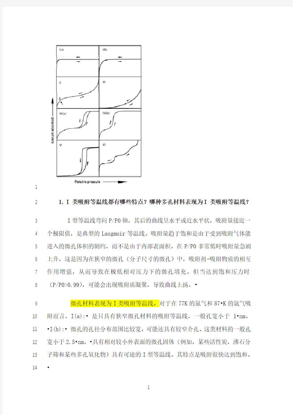 最新氮气吸附脱附曲线