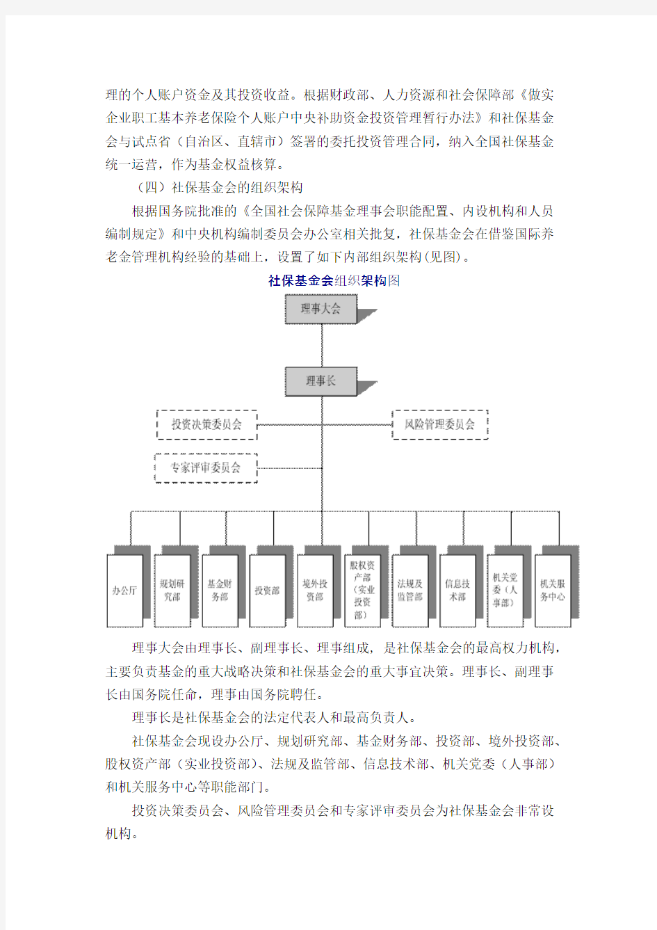 【免费下载】全国社会保障基金理事会基金年度报告