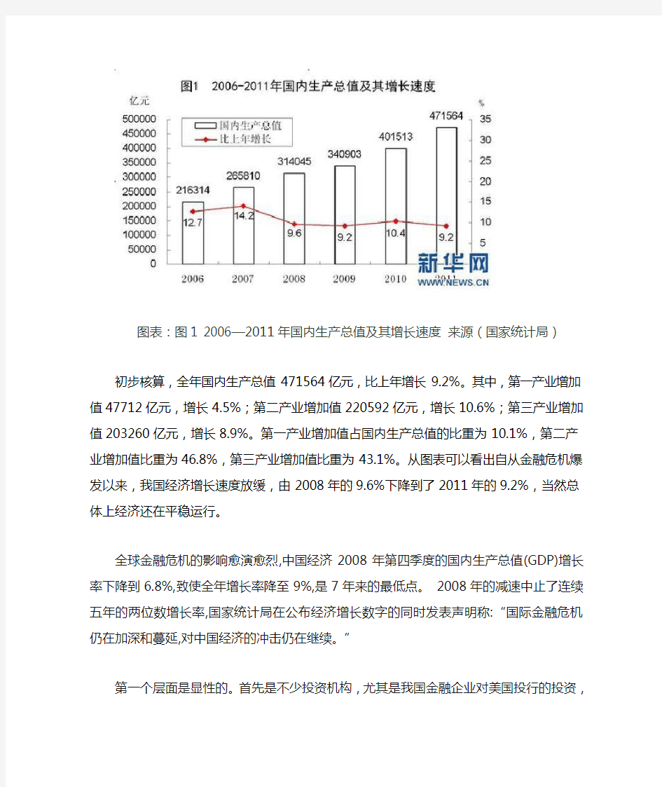 经济衰退对中国经济的影响