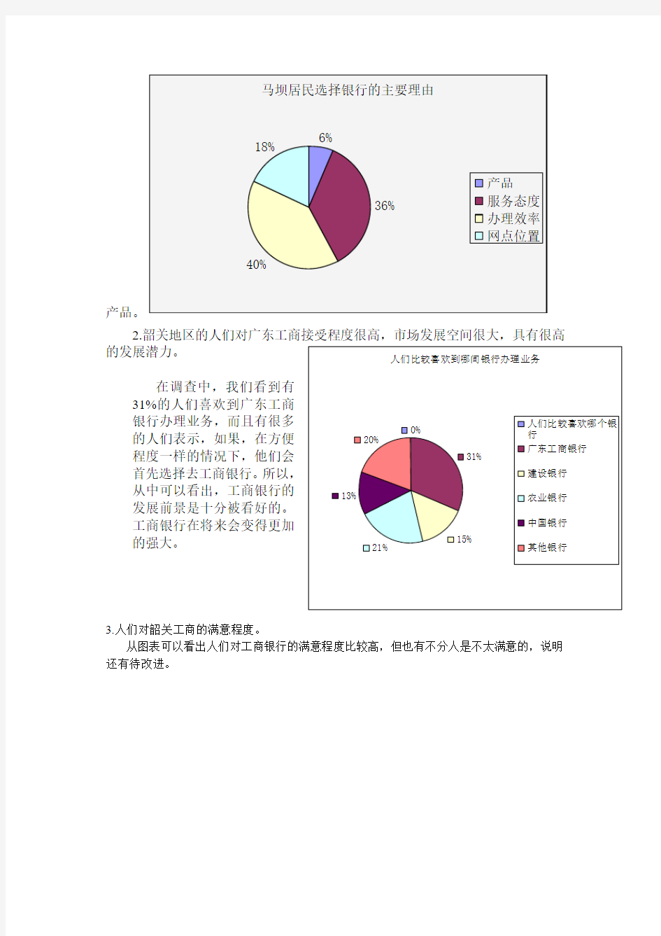 最新银行市场调查分析报告