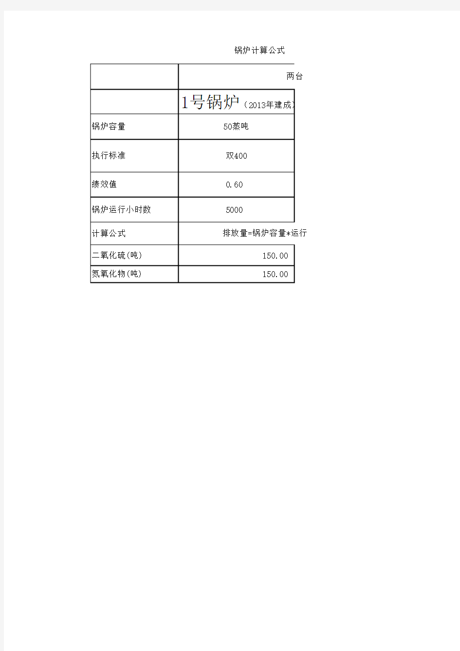 锅炉计算方法