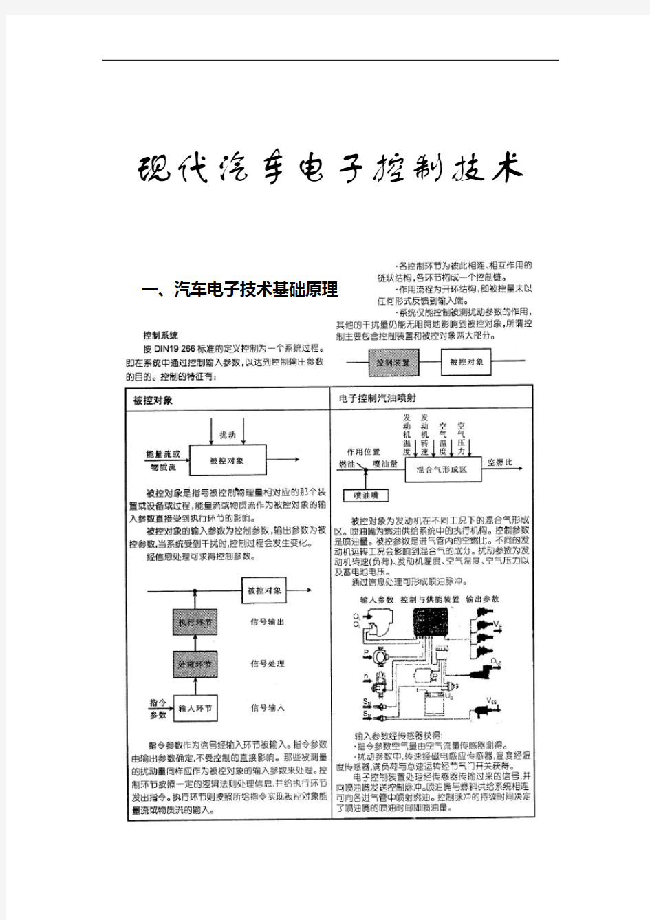 现代汽车电子控制技术