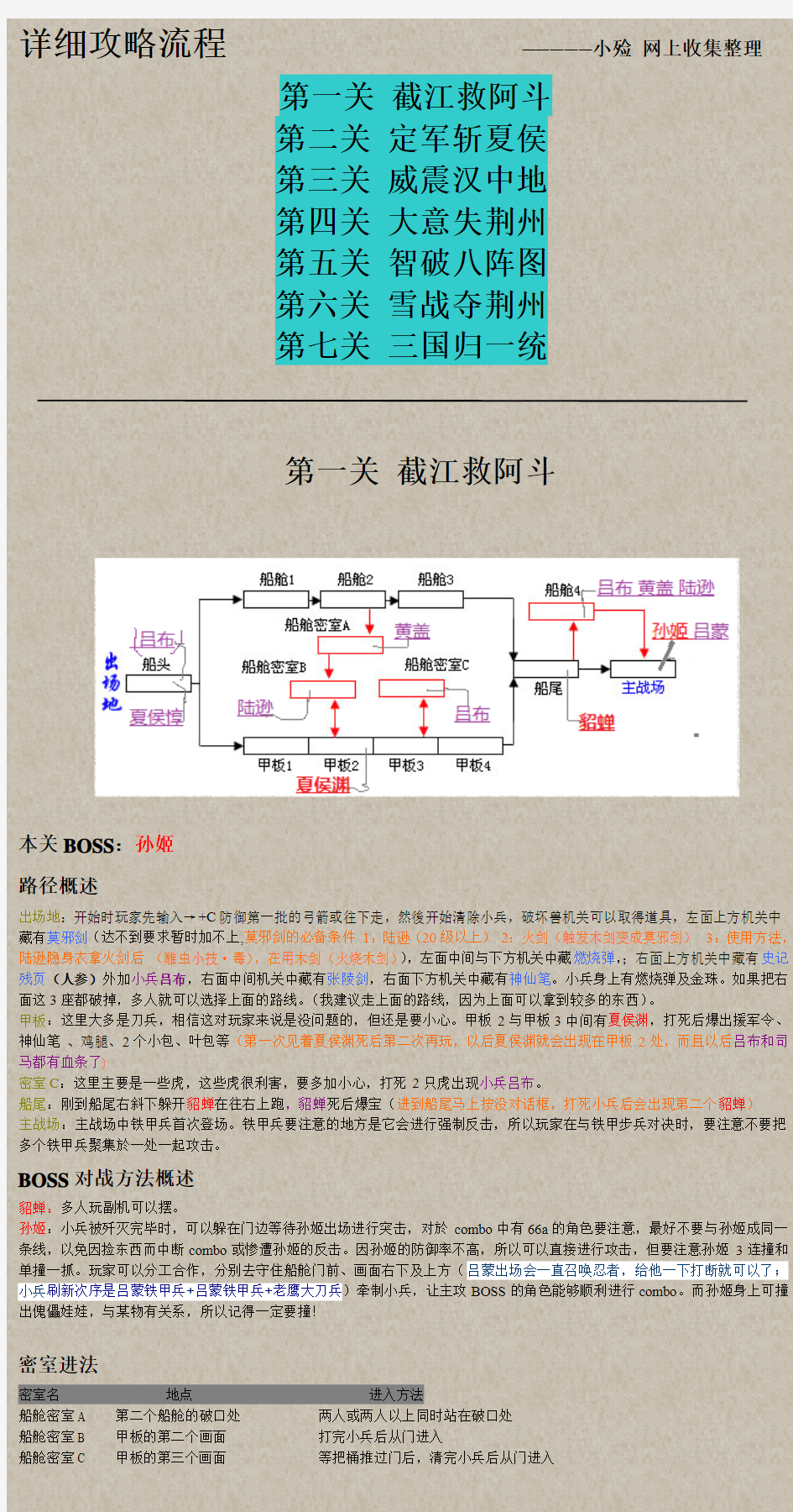 三国战纪2012噩梦图文详细攻略流程