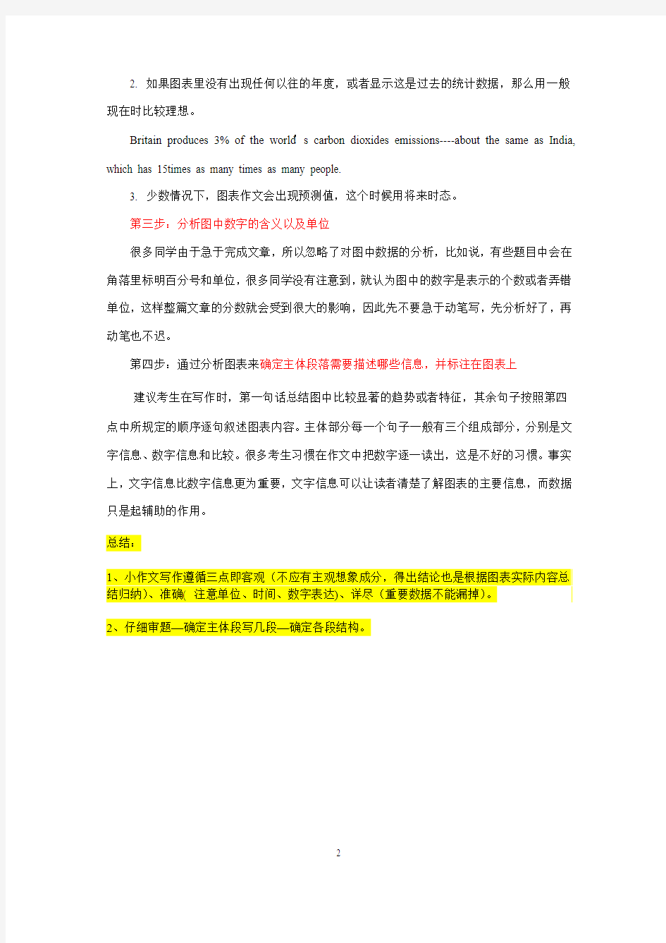 雅思图表作文TASK1精讲精练