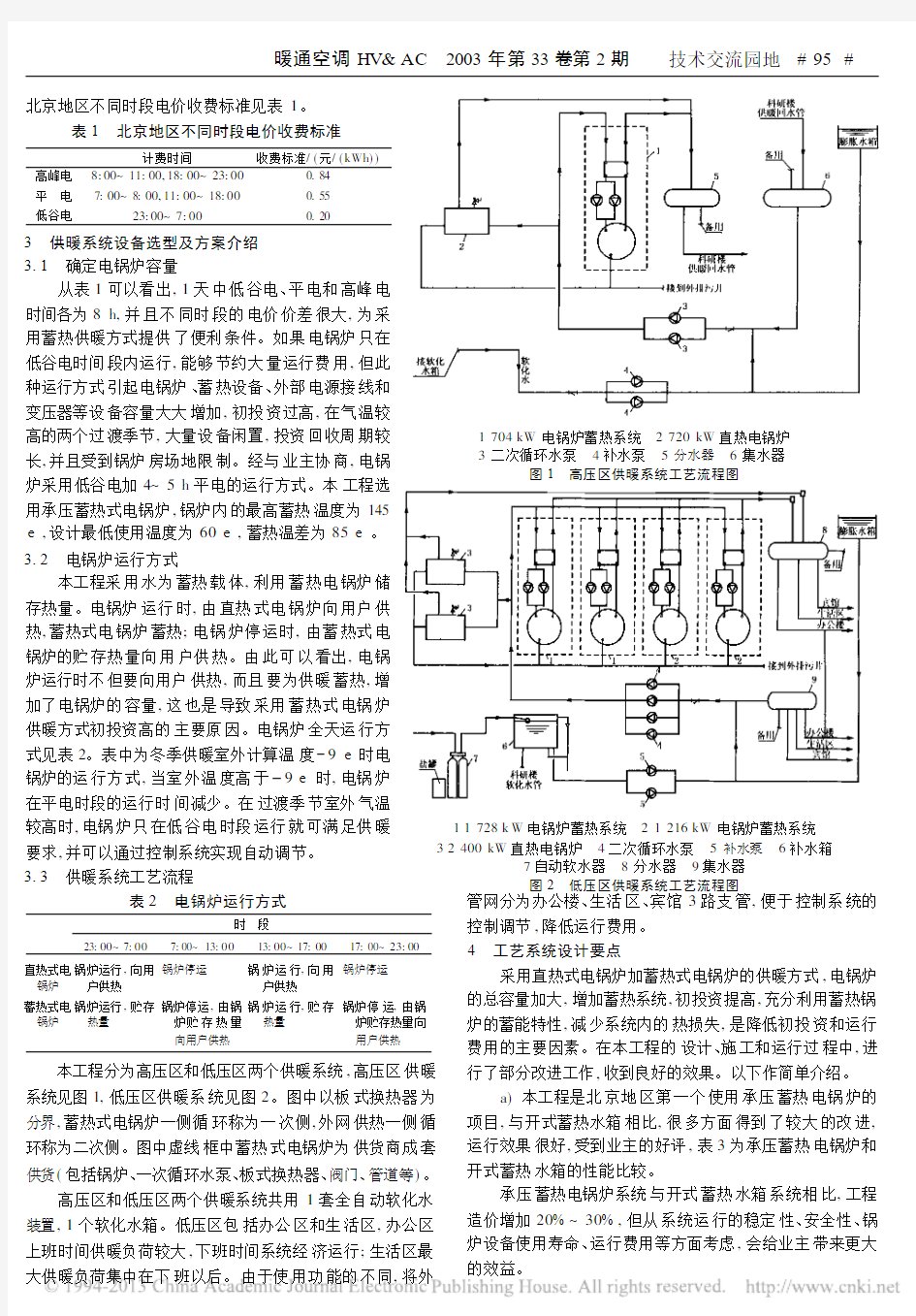 蓄热式电锅炉供暖工程设计介绍