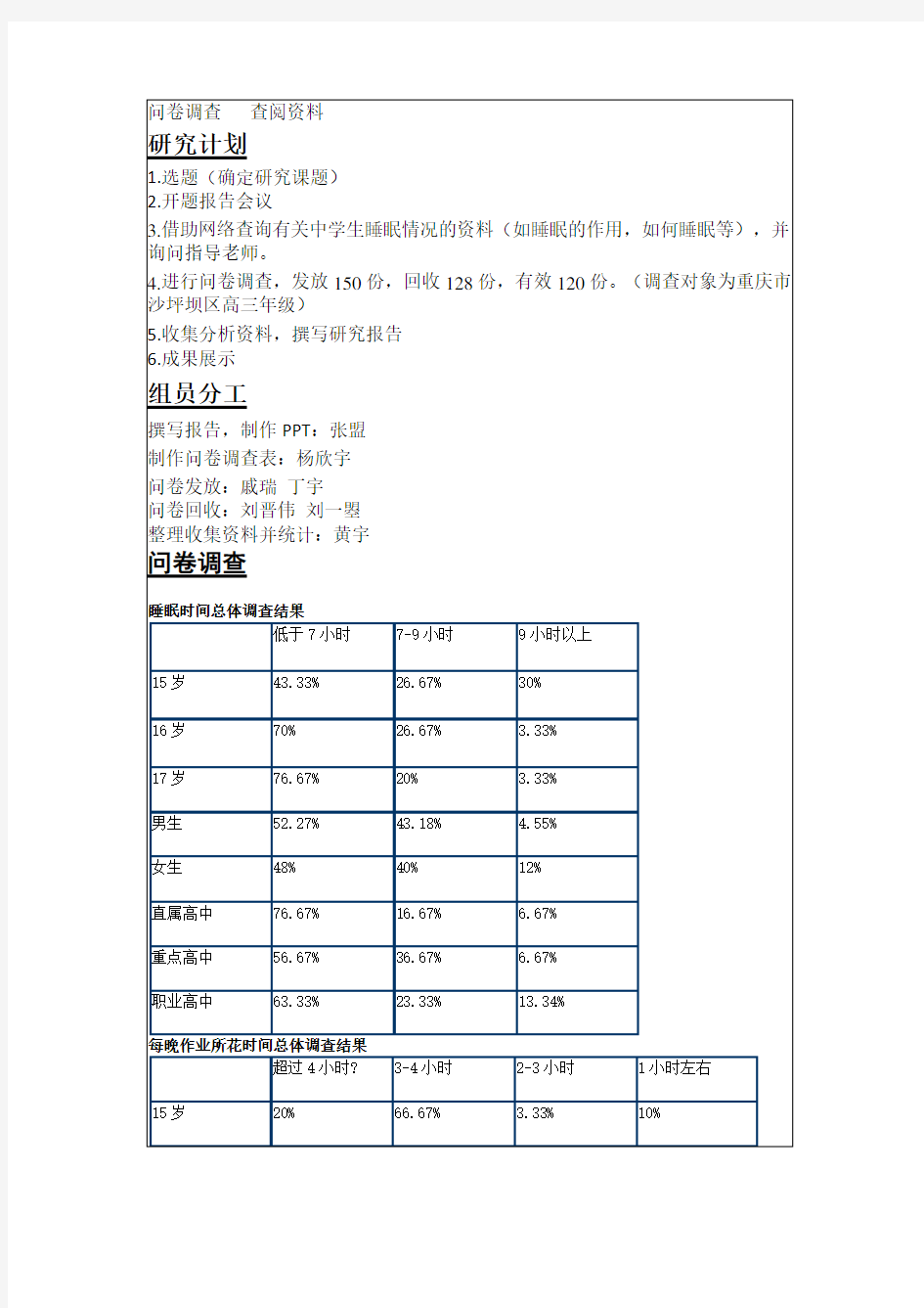 高中生研究性学习 