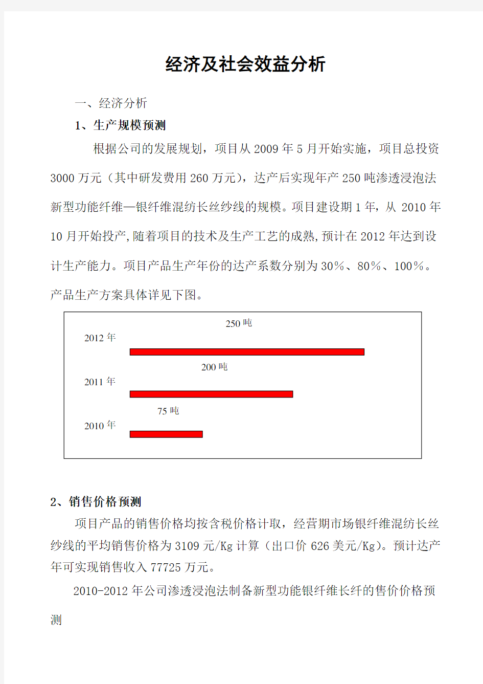 财务经济效益分析报告