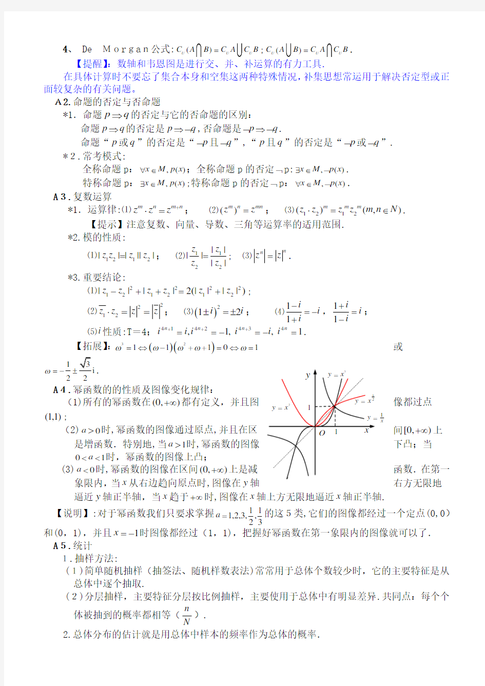 江苏高考数学状元笔记