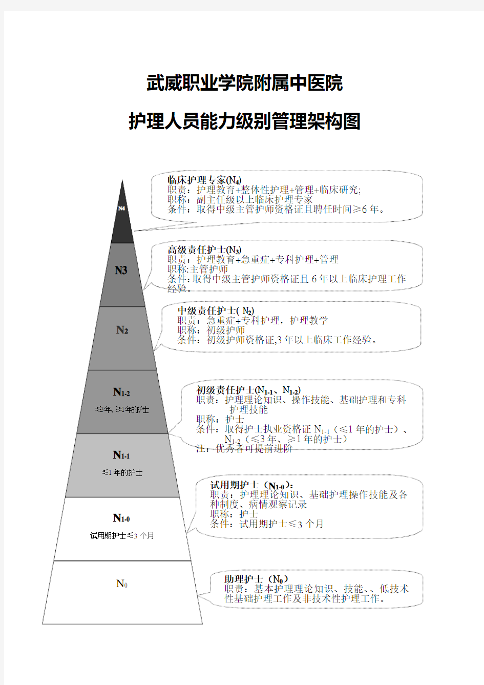 护理人员能力分级