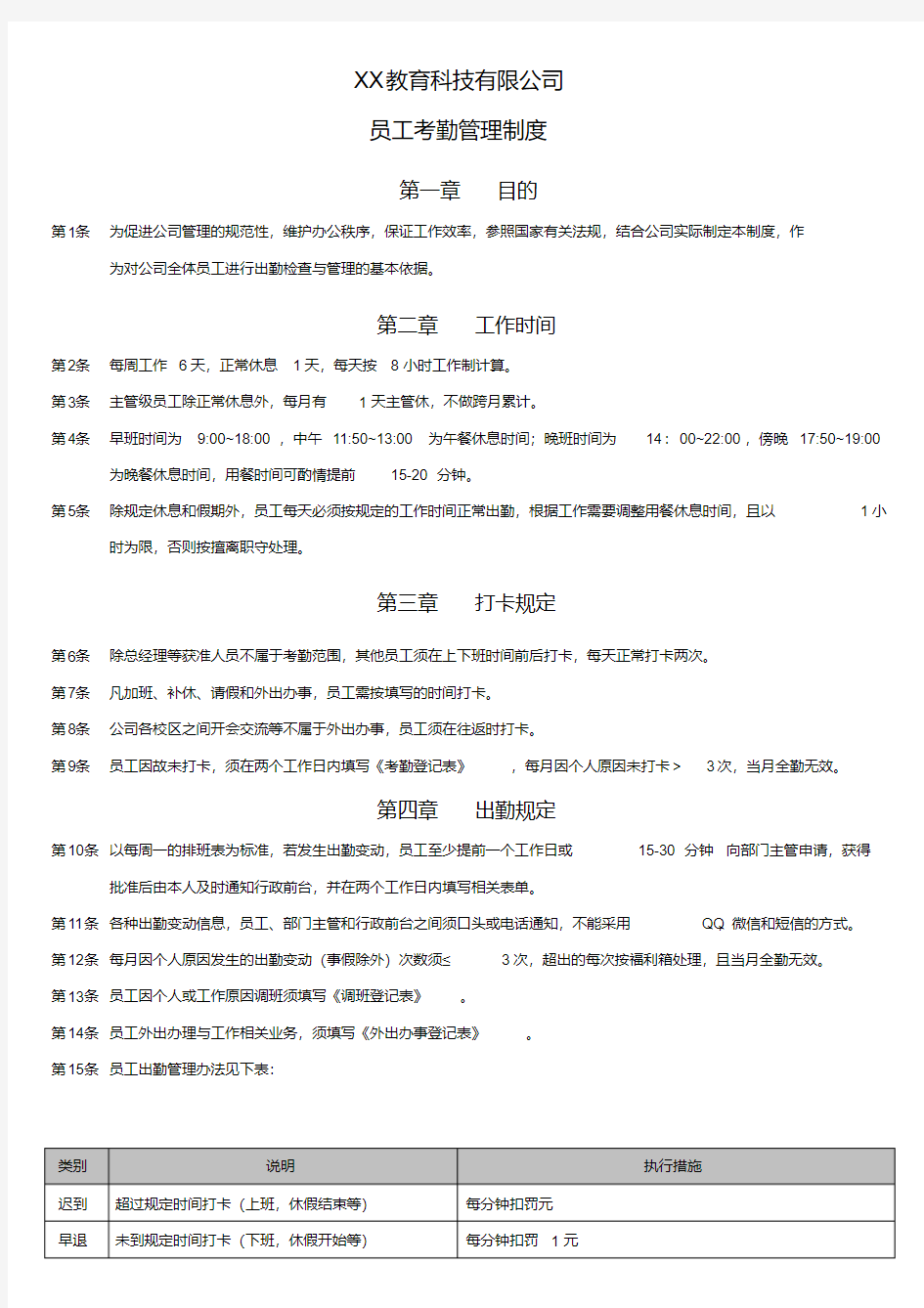 培训托管机构教师考勤管理制度.pdf