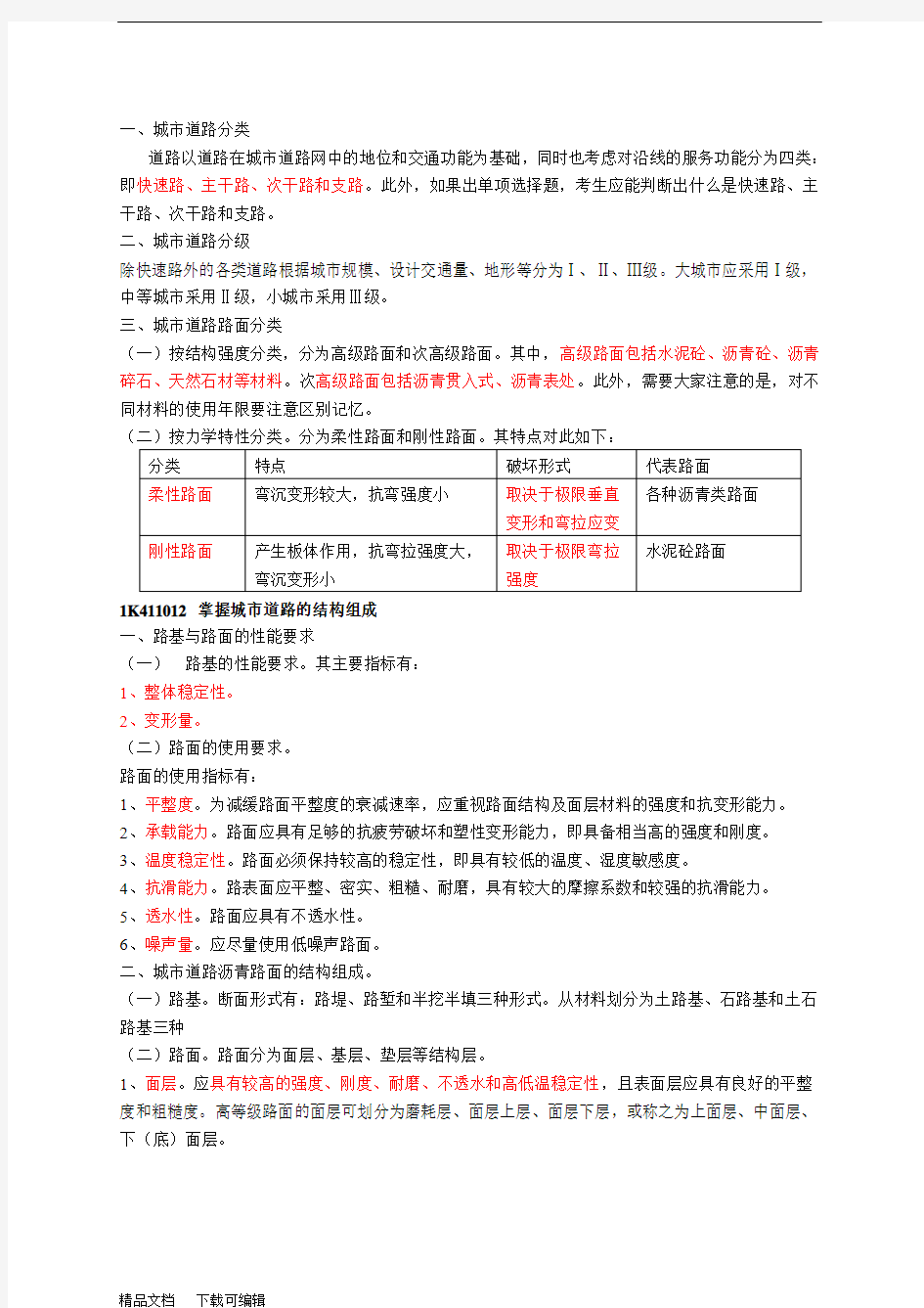 一级建造师《市政实务》精讲班的课件