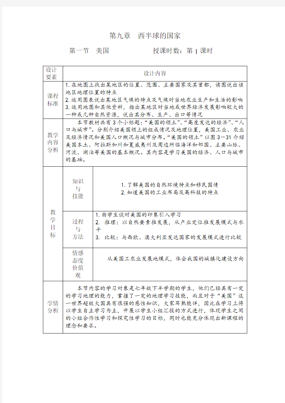 第九章-西半球的国家