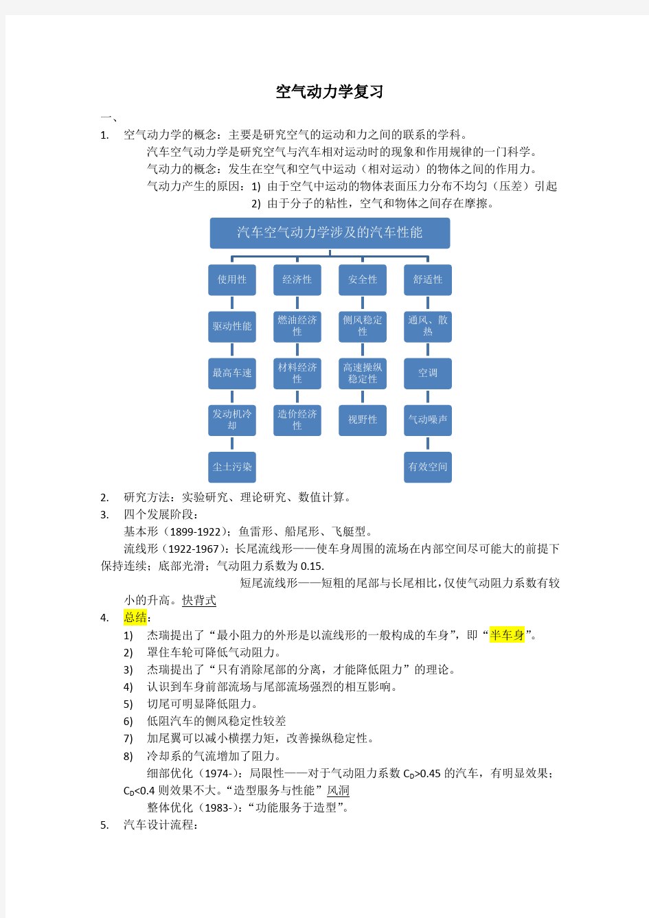 同济空气动力学复习资料