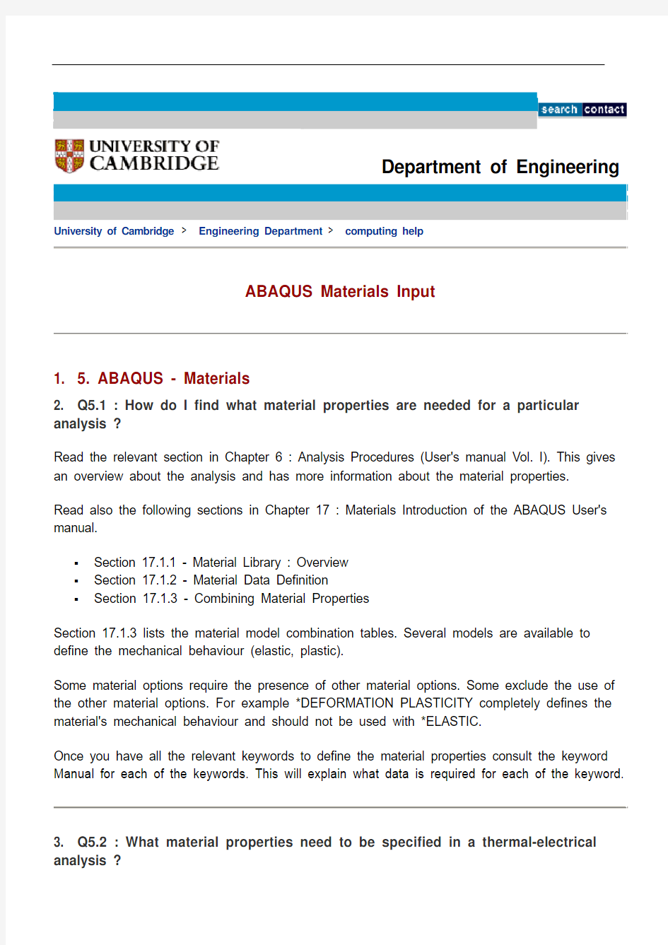 abaqus的材料参数