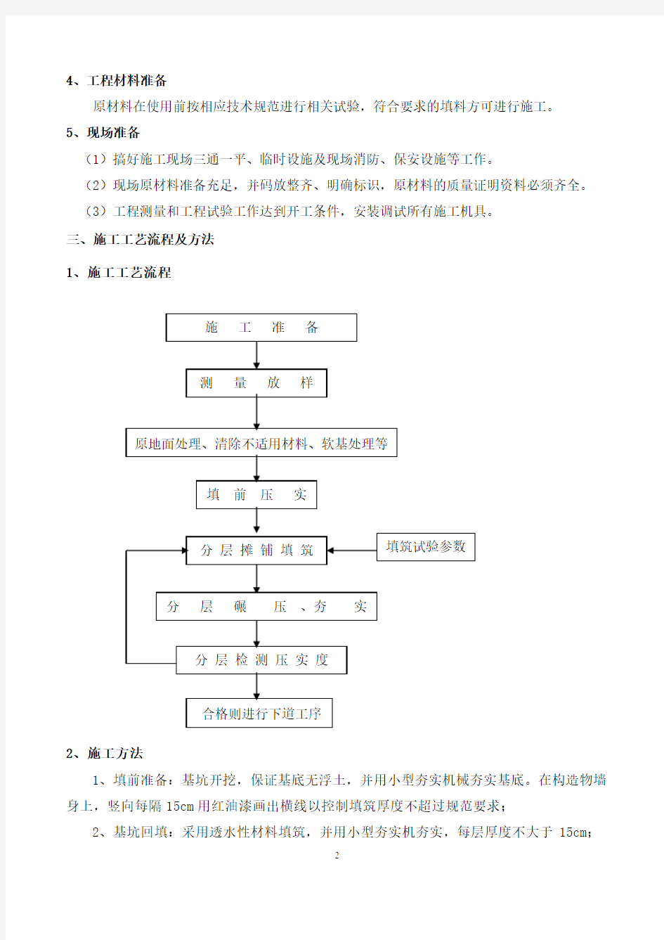 涵洞台背回填一级技术交底