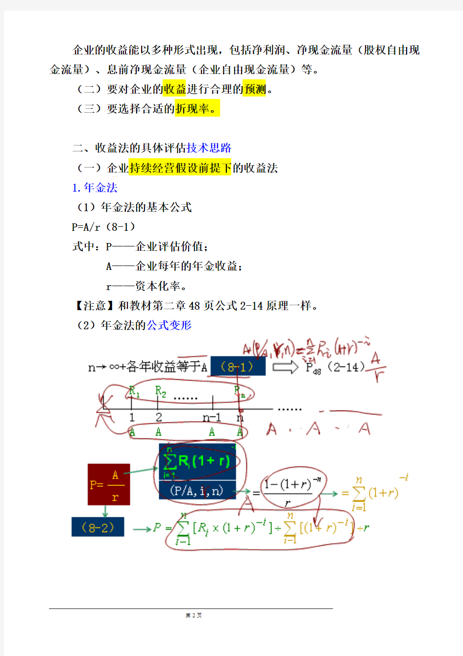 企业价值评估概述