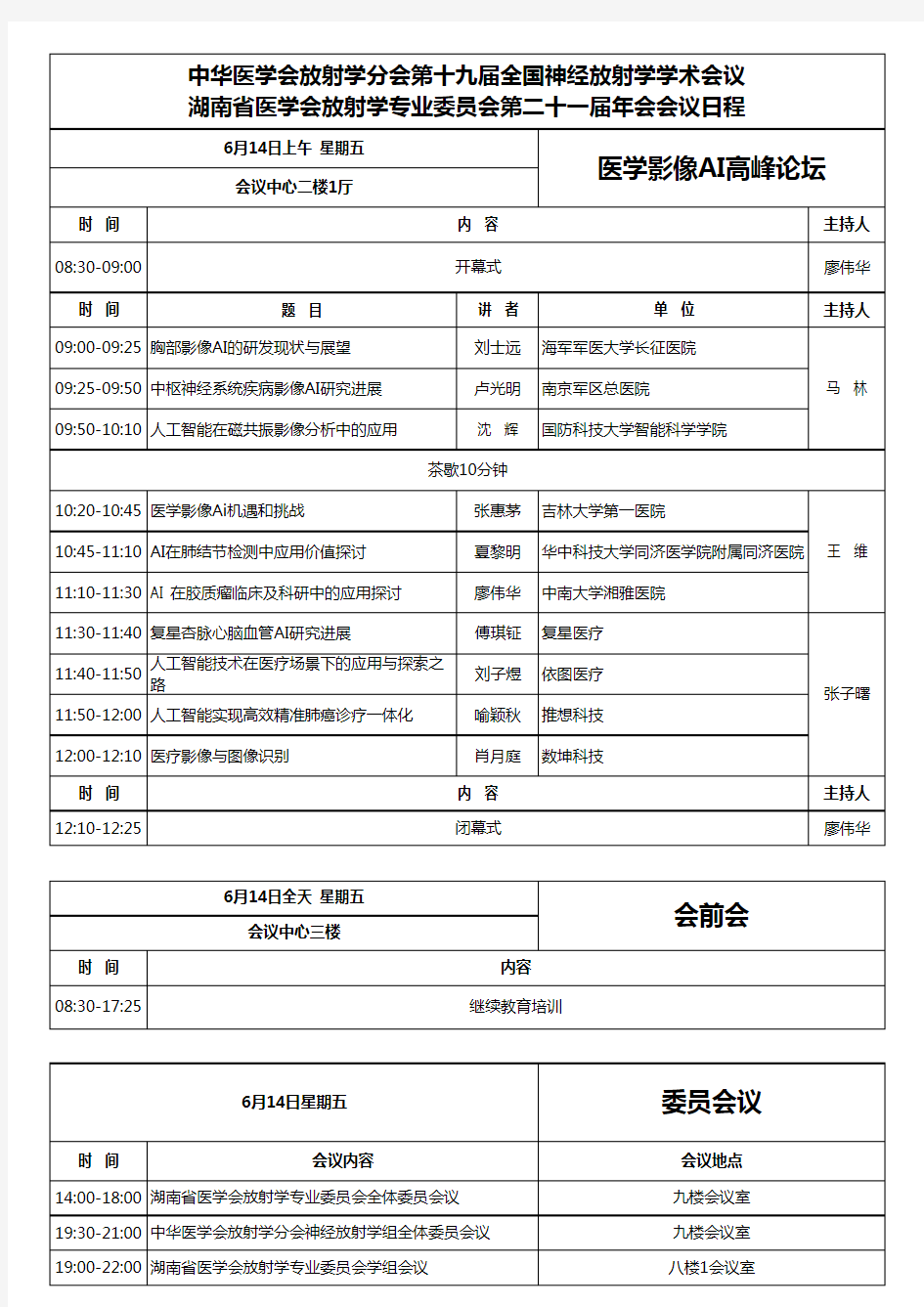 614医学影像AI高峰论坛