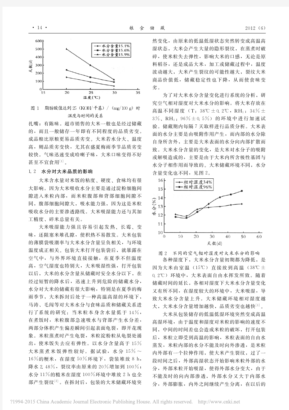 大米的储藏特性及生态储粮桶的设计