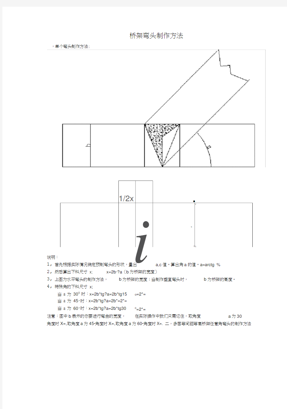 桥架弯头制作方法范制