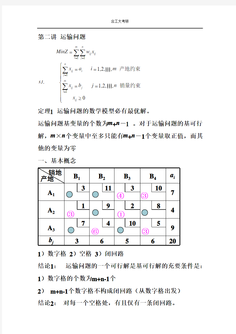 运筹学讲义2