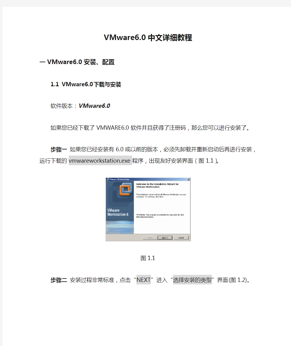 VMware6.0中文详细教程