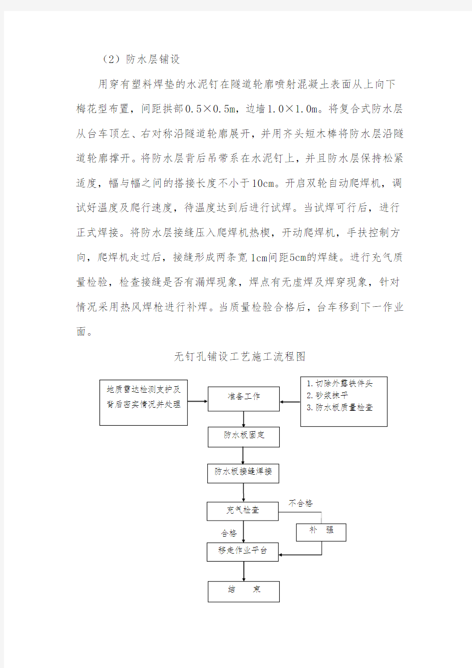 隧道防排水施工