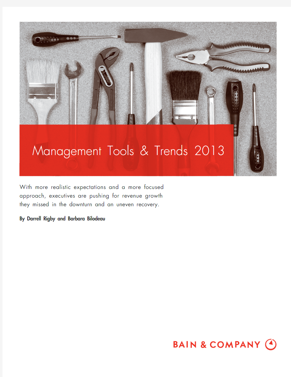 BAIN_BRIEF_Management_Tools_&_Trends_2013