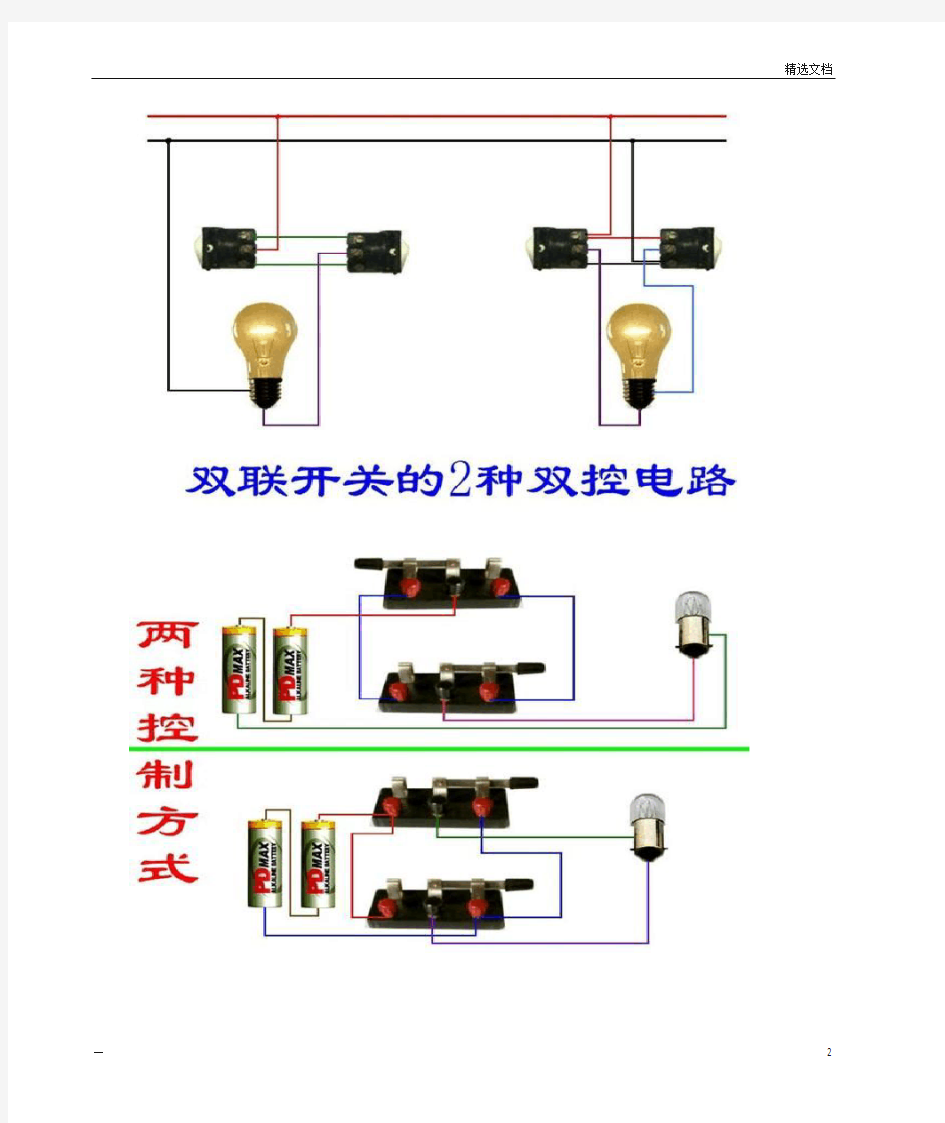 电工最全电路接线图