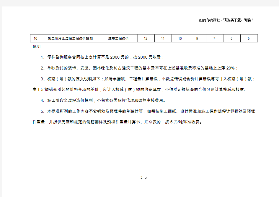 浙江省收费标准