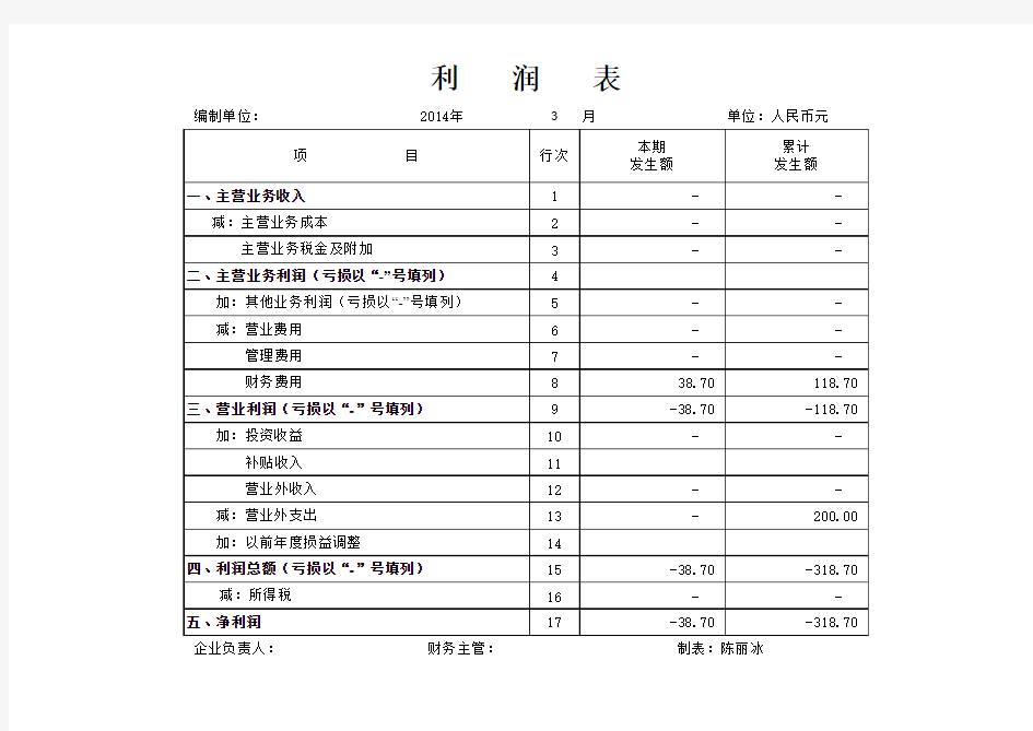 EXCEL财务做账模板