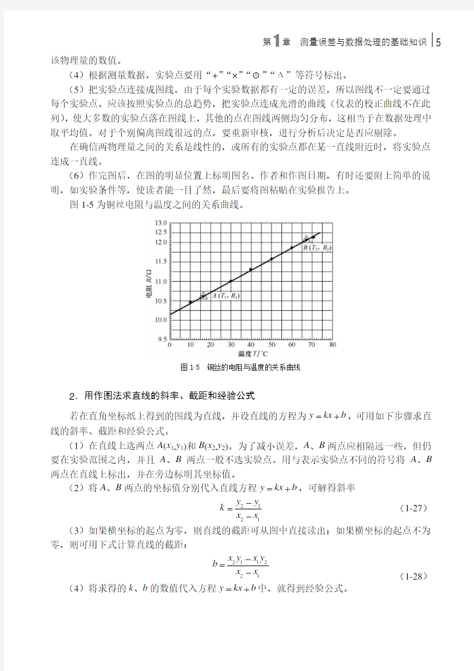 大学物理实验_常用的数据处理方法