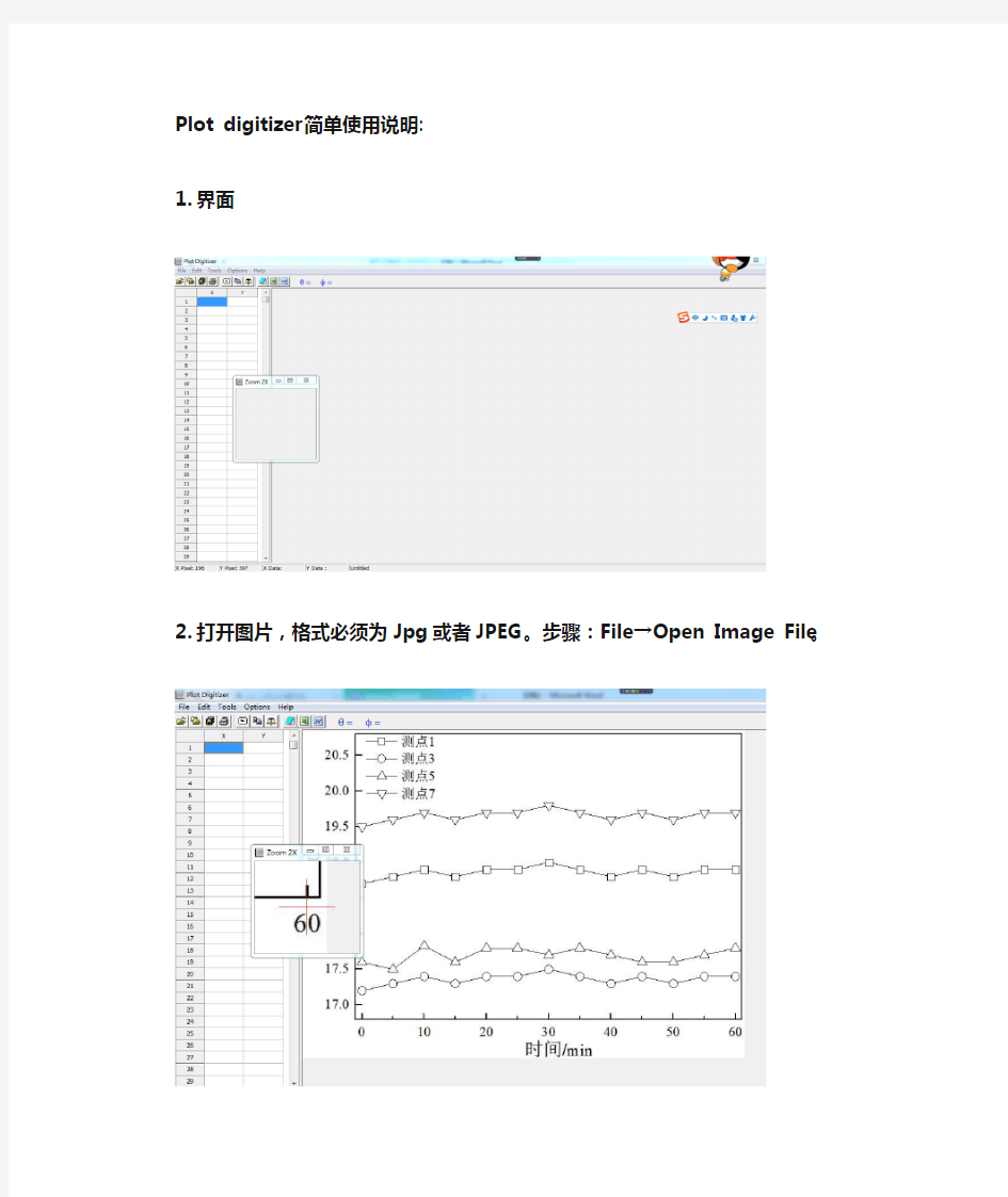 Plot digitizer简单使用说明