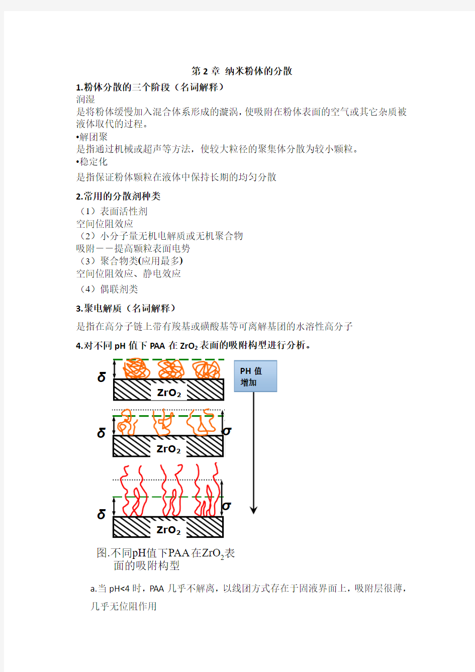 粉体表面改性复习要点(精简版)